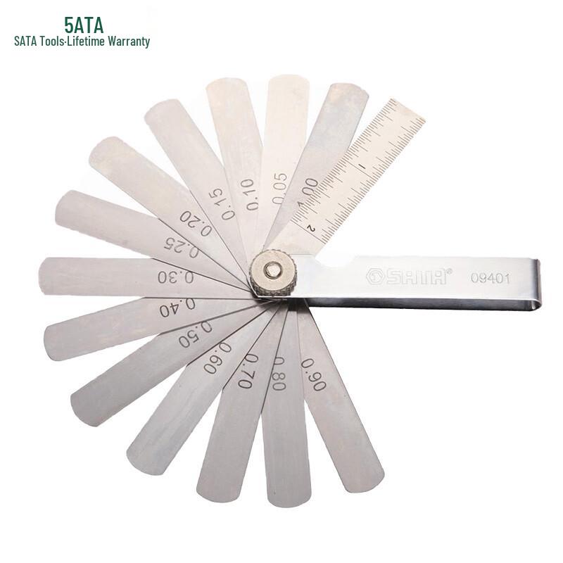 SATA 14-Piece Metric Feeler Gauge Set