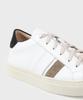 Panicale White Cowhide Sneakers