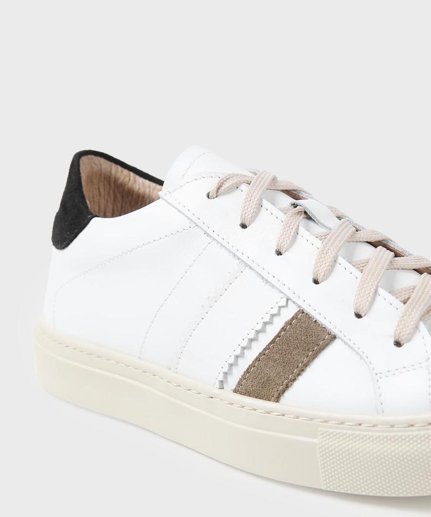 Panicale White Cowhide Sneakers