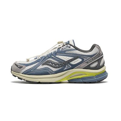 Kinvara Elite 4 Abrasion Resistant, Breathable, Lightweight Low Top Casual Running Shoes Unisex White Gray Blue Saucony S79052-30
