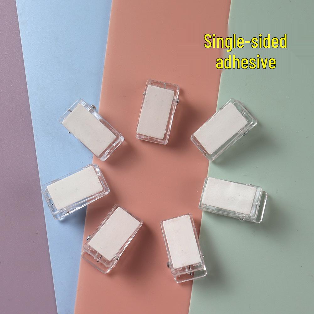 Clear Acrylic Double-Sided Adhesive Positioning and Photo Clips - Multi-functional Office and DIY Use