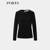 PORTS Women's Long-Sleeve Knit Crew Neck Sweater