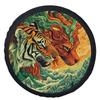 Tiger and Fox Spirit Mountain Art Tire Cover Universal Wheel Rim Protector Dustproof Cover