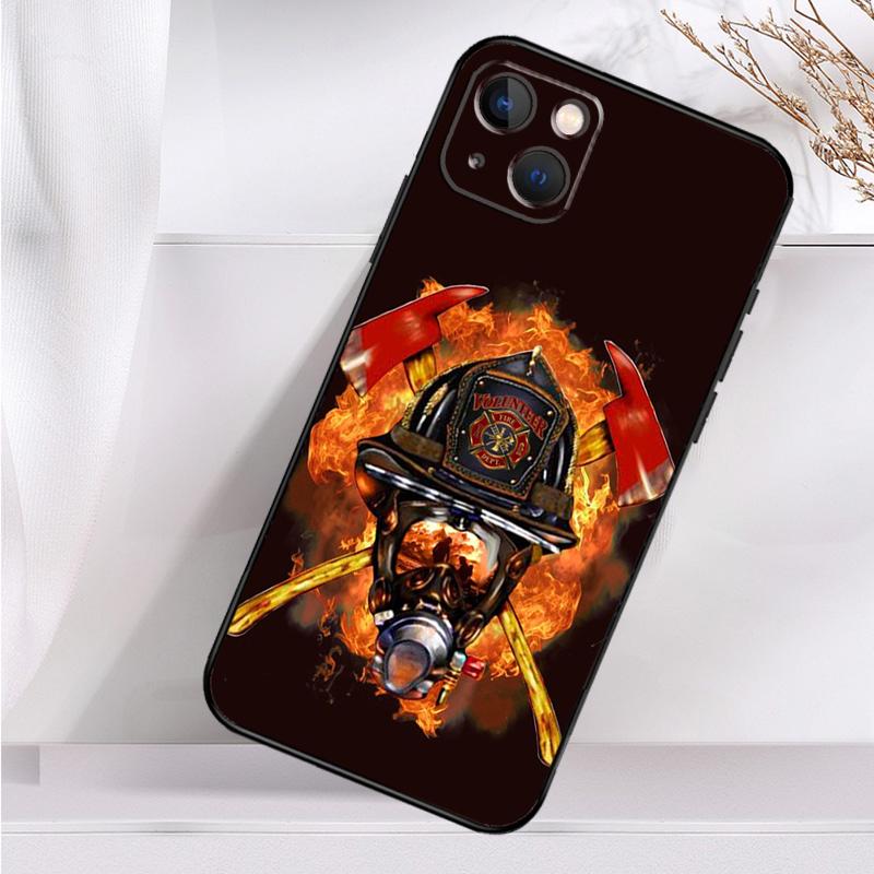 Firefighter Heroes Fireman Phone Case For iPhone 16 15 14 13 12 11 Pro Max Mini X XR XS Max 7 8 Plus Back Cover