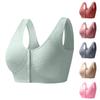 Women's Underwear Threaded Cloth Front Button Underwear Thin Cotton Size Large No Steel Rim Bra