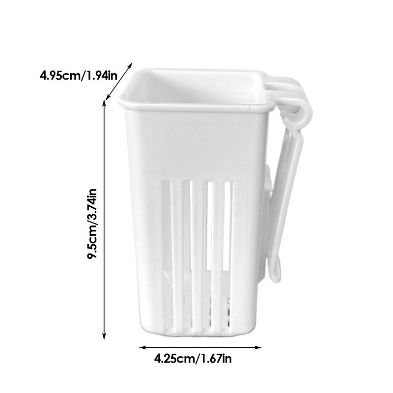 Wiszący pojemnik na rośliny do akwarium Plastikowe haki do akwarium Kubki do sadzonek Koszyki do sadzonek Praktyczne pudełko na doniczki do akwarium Dekoracja do akwarium