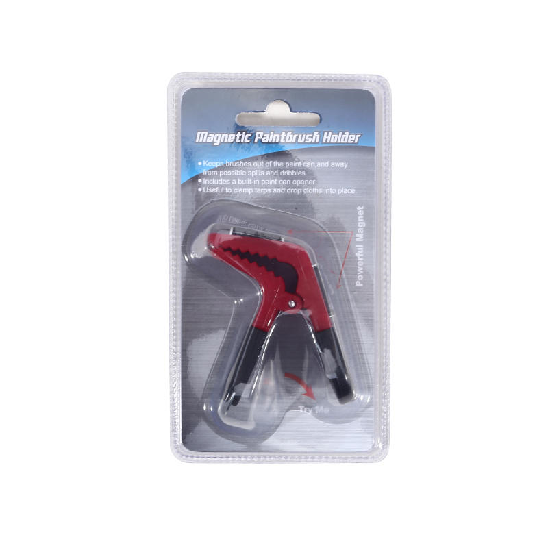 Double-Sided Magnetic Paint Brush Clip | Plastic Paint Can Holder with Built-in Opener for Painters Diy Tool Parts Accessories