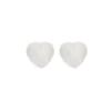 French Gentle White Plush Stud Earrings, Simple And Advanced Sense, Light Luxury Temperament, Hairball Earrings For Women