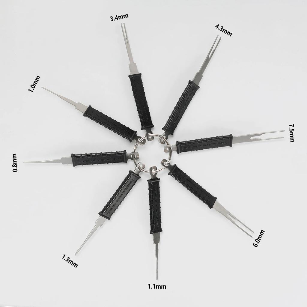 Auto Terminal Extractor Tool Kit for Car Electrical Connector Release Vehicle Wiring Harness Repair with Storage Case