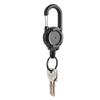 1Pcs Anti-theft Metal Easy-to-pull Buckle Rope Elastic Keychain Sporty Retractable Key Ring Anti Lost Yoyo Ski Pass ID Card