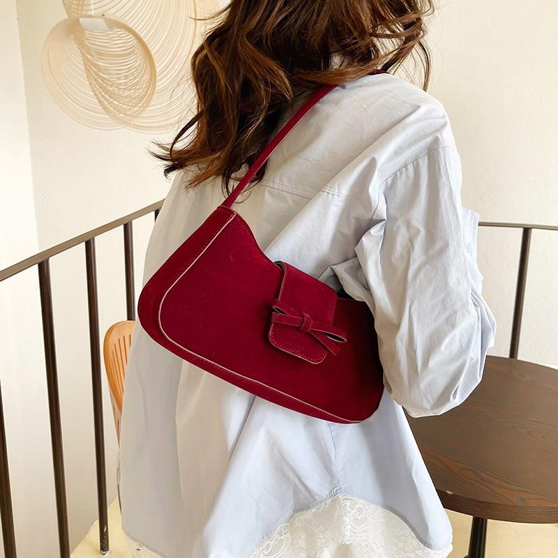 Advanced Texture, Beautiful Temperament, Simple and Versatile Solid Color, Shoulder Underarm Bag, Exquisite Hand Bag, Women's Bag.