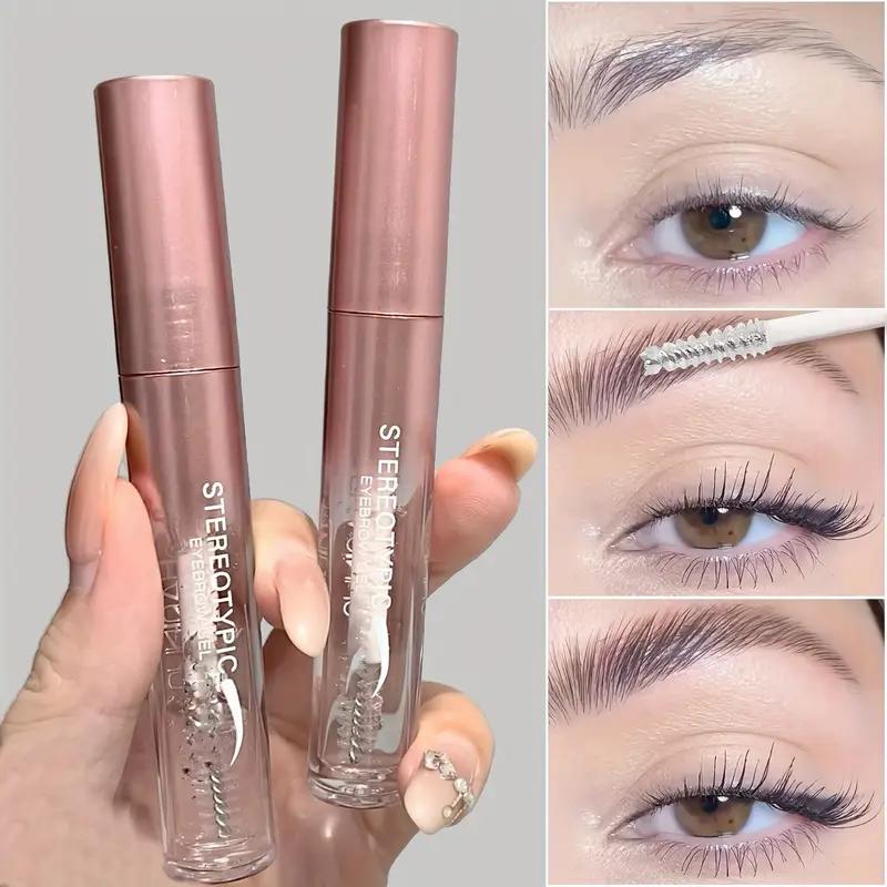 3D Eyebrow Gel Clear, Long-Lasting, Waterproof Eyebrow Glue for Natural, Wild Eyebrows Shaping Styling Gel