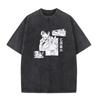 Hot Anime Jujutsu Kaisen Geto Suguru Graphic Vintage Tshirt Men Manga Cotton Tshirts Vintage Washed Tee Harajuku Male T Shirt