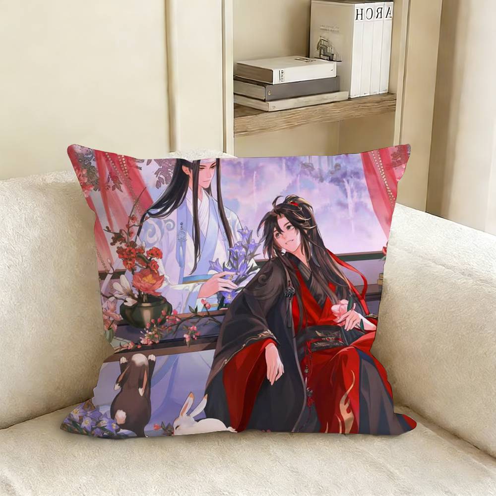 The Founder of Diabolism Mo Dao Zu Shi Pillow Cover Sofa Cushion Cover Home Room Decoration Children Gift