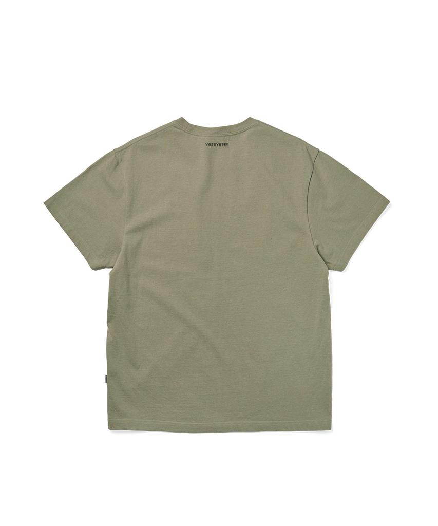 YESEYESEE Y.E.S Split Tee Khaki