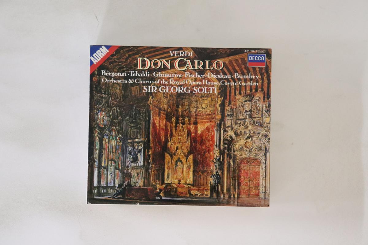 

CD VERDI BERGONZI TEBALDI GHIAUR Don Carlo 4211142 DECCA Germany Classical Used