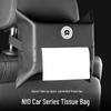 NIO Car Tissue Box for ES6, ES8, EC6, ET5, ET7, EP9 Models - Seat Armrest Tissue Holder