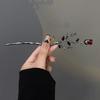New Chinese Style Chopstick Hairpins Women Headdress Accessories Vintage Rose Hair Sticks Hairwear