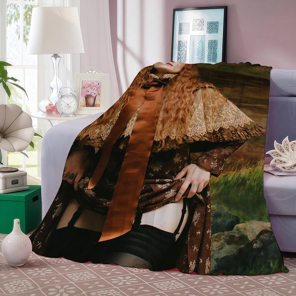 

Band F-florence And The M-Machine Blanket Warm And Soft Suitable For Bedroom Living Room Sofa Bed Office Travel Camping 30x40in
