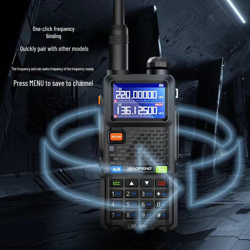 Baofeng UV-5RH High-Power 10W Handheld Walkie-Talkie for Outdoor and Self-Driving Adventures