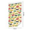 Wallpaper Colorful cars in retro style for living room and bedroom 50x1000