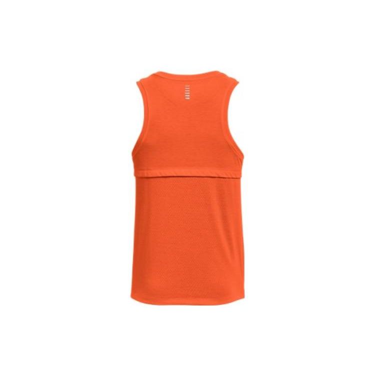 Under Armour Einfarbig Logo Atmungsaktiv Laufen Sport Freizeit Schnelltrocknend Ärmellos Weste Herren Oberteile Orange 1361468-825
