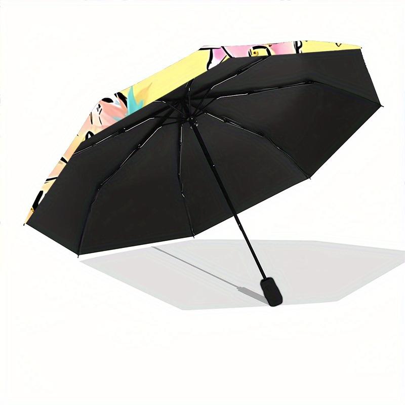 1pc Dinosaur Pattern Automatic Opening/closing umbrella, Reinforced 8-Rib Construction, Compact Travel Umbrella yy250808139