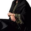 F419 Arabische Stickerei Modische Abaya Langes Gewand