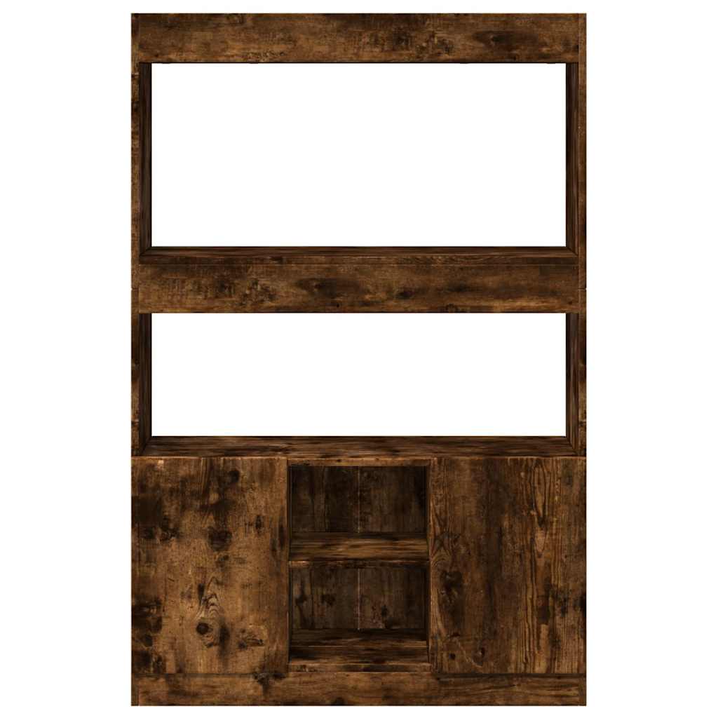 Highboard Smoked Oak 92 x 33 x 140 cm Wood Based Panel