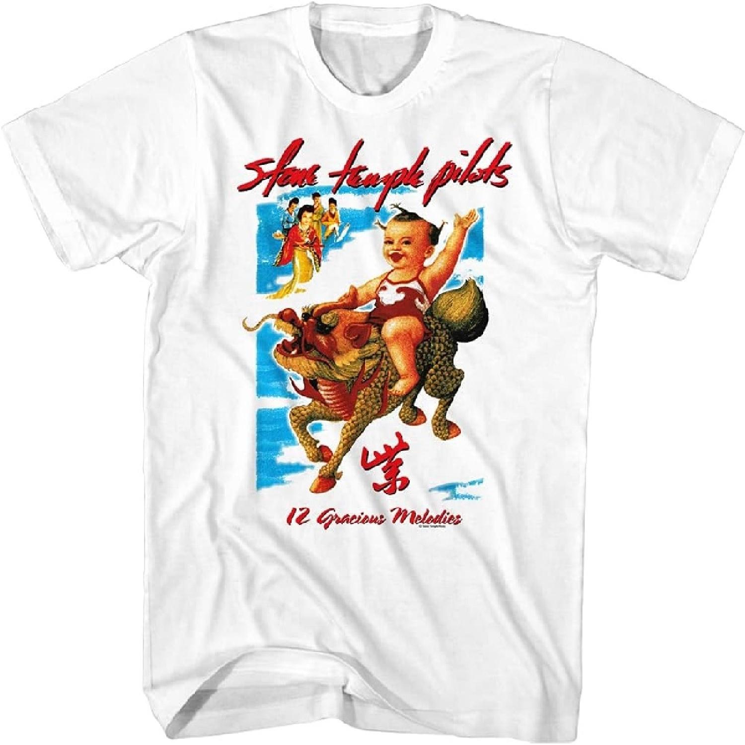 Stone Temple Pilots Rock Band Purple Album Cover Adult Short Sleeve T-Shirt S
