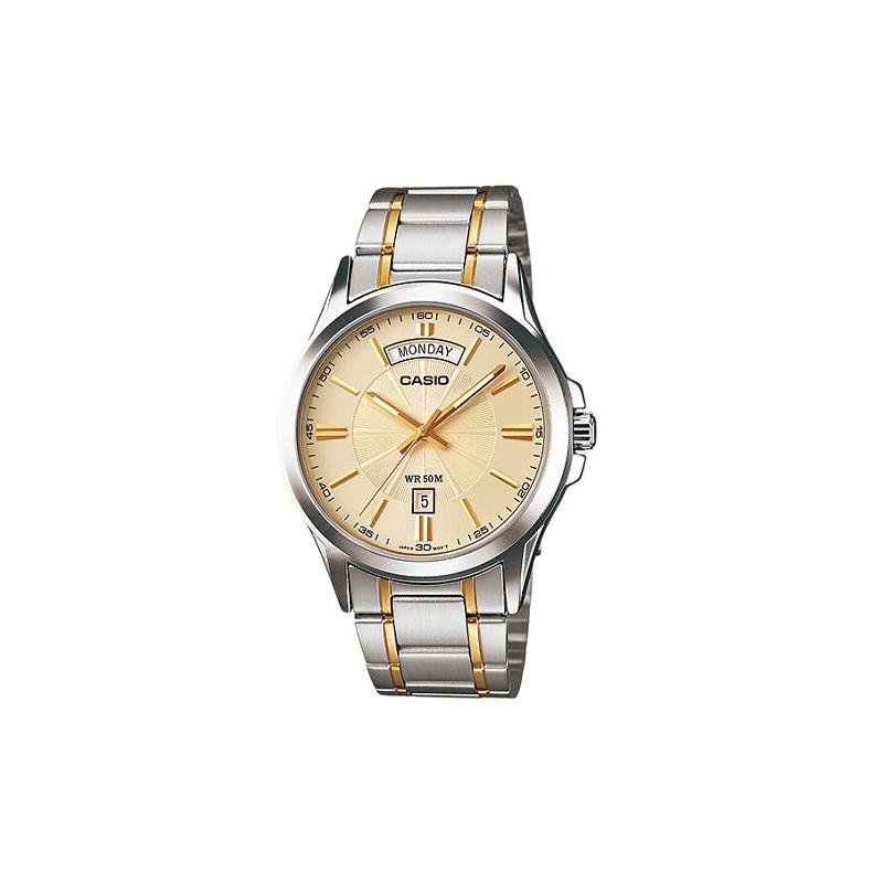 

Casio STANDARD series simple gold business quartz movement stainless steel strap Japanese and Korean watch men s watch gold dial MTP-1381G-9AV золотой