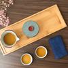 Bluestone Glaze Ceramic Quick Tea Cup One Pot Two Cups Portable Storage Bag Kung Fu Tea Set