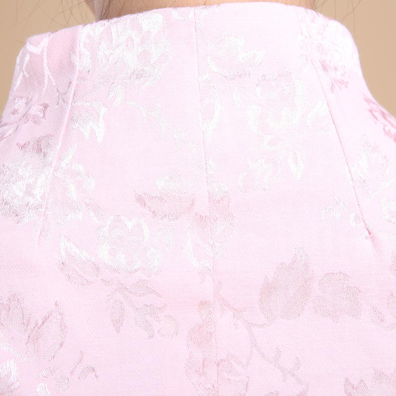 Dámský etnický top Tang - Letní tričko s krátkým rukávem pro maminky