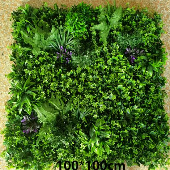 Flame-Retardant Green Wall: Anti-Aging Lawn Decoration for Malls & Backgrounds