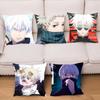 1pc Jujutsu Kaisen Anime Pillow Case Square Bedroom Sofa Leisure Comfort Cushion Car Living Room Home Decoration