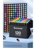 Touchmark 168-Color Alcohol-Based Marker Set with Durable Tips for Students