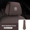 Leather Car Seat Headrest Protective Cover Accessories For Mercedes Benz AMG E S C A B Class GLE GLS CLS GLC CLA GLA GLK W211 apn123