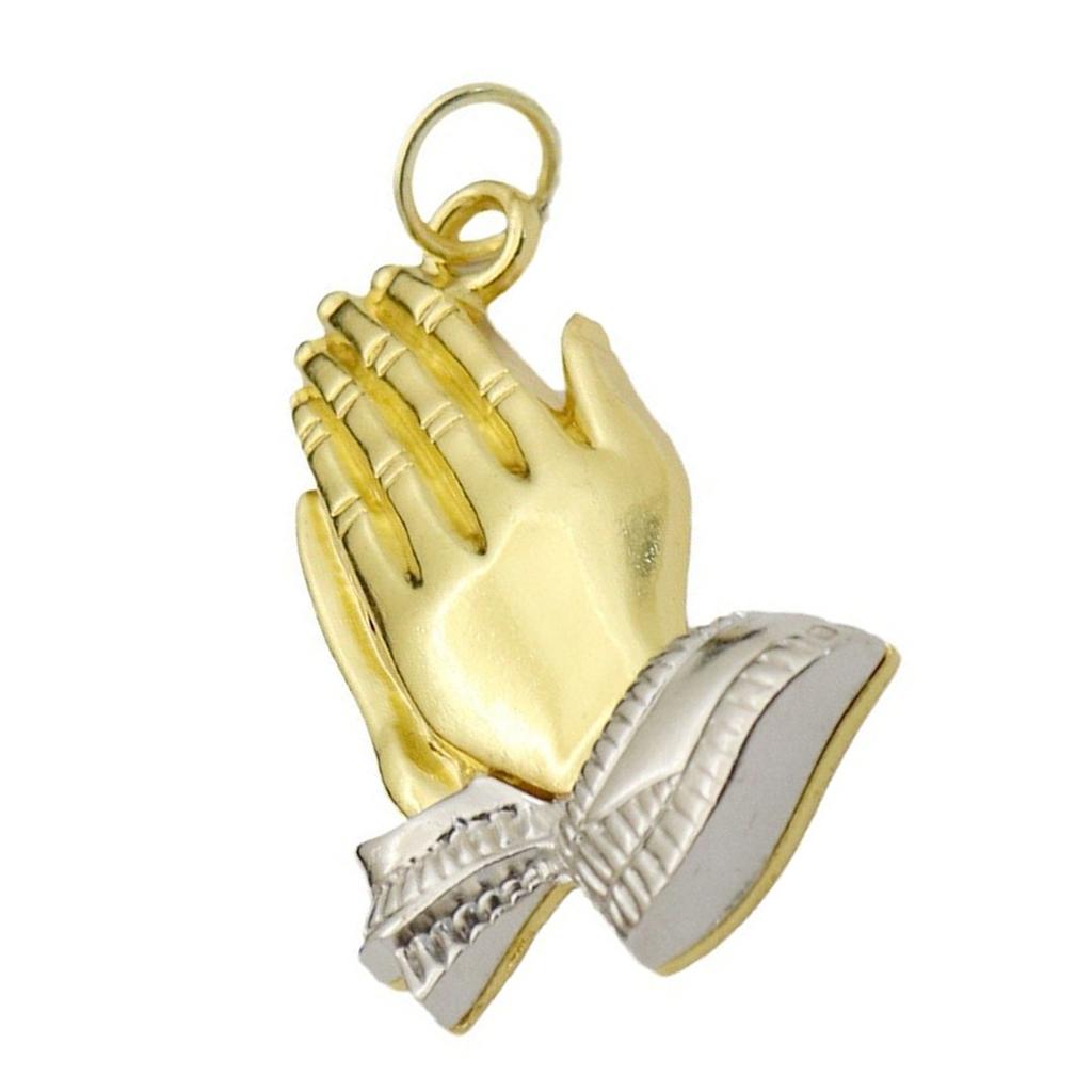 Exquisites Praying Hand Pendant Alloy Prayer Hands Pendant for Key Bags Car Home Decors Adding Touch of Warmth