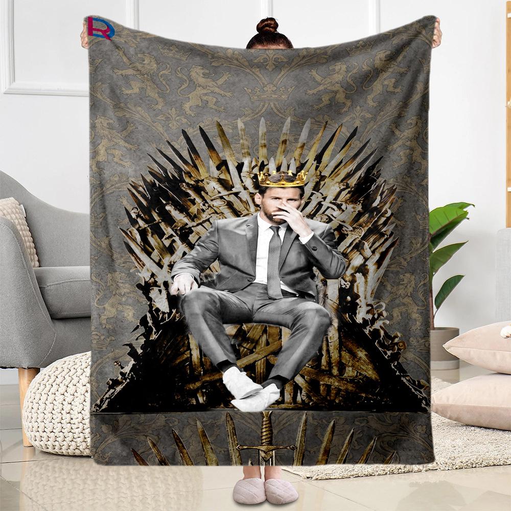 Messi 50 Blanket Warmthful Decor Perfect for Picnics Chair Couch for All Occasions Warmthful Decor Ideal Gift For Birthday Valentine'S Day