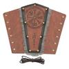 Knight Gauntlet Medieval Arm Cuff Renaissance Costume Arm Guard PU Armor Bracers Arm Gauntlet Steampunk Arm Sleeves
