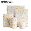5Pcs Wardrobe Washing Machine Storage Bag Exquisite Cartoon Printing Home Classified Washing Bags For Home Washing Machines