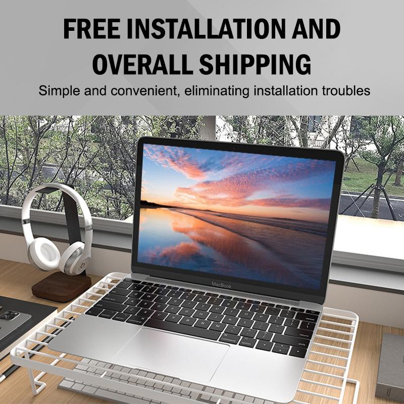 Foldable Laptop Stand Desktop Pc Computer Monitor Riser Reducing Neck Strain Storage Cooling Notebook Stand For Macbook Air Pro