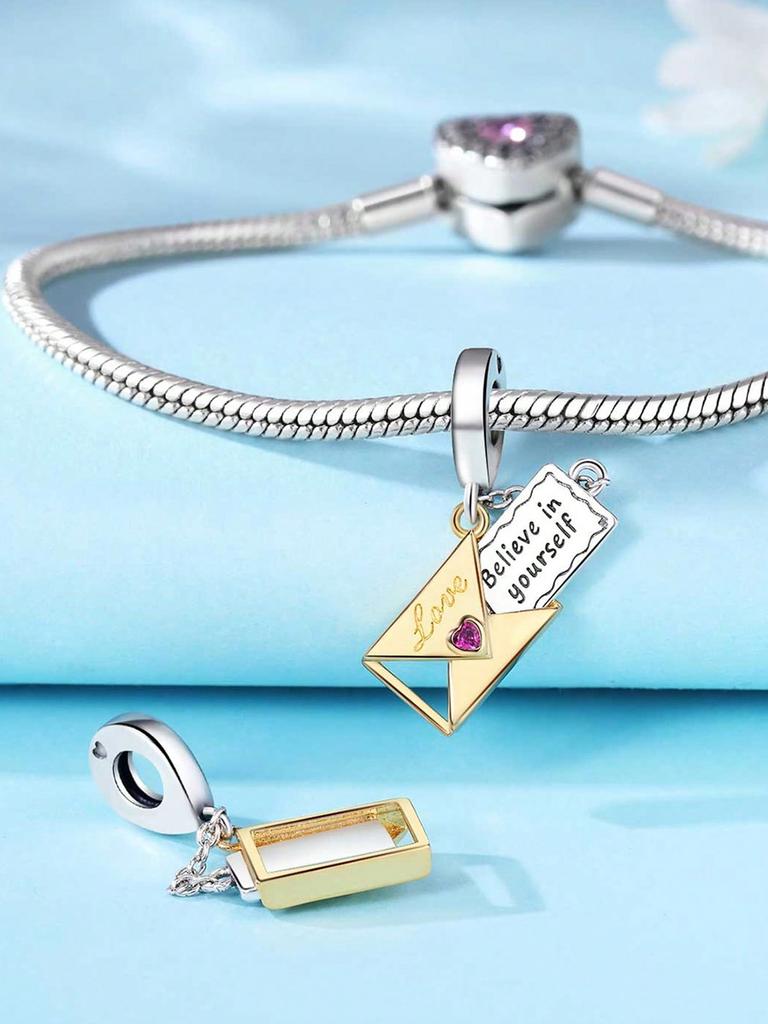 Charms Plata Artistic Painting Camera Pos Beads Copper Plated Fit Copperoriginal Bracelet For Jewelry Making Diy Charm