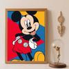 Diamond Painting Kit Unframed, Mickey Mouse Full Round Diamond, Classic Style Home Decor Craft, Perfect Gift Idea