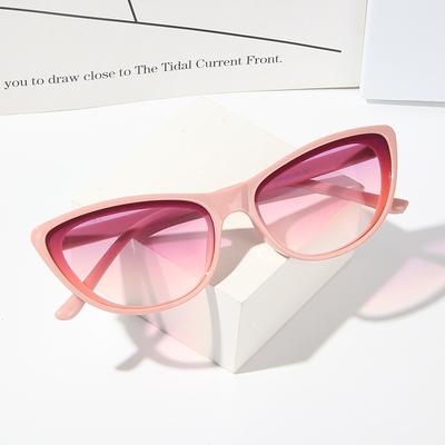 Sluneční brýle Cat's Eye Small Frame pro ženy Nové módní a trendy plastové sluneční brýle Módní doplněk, nepolarizované