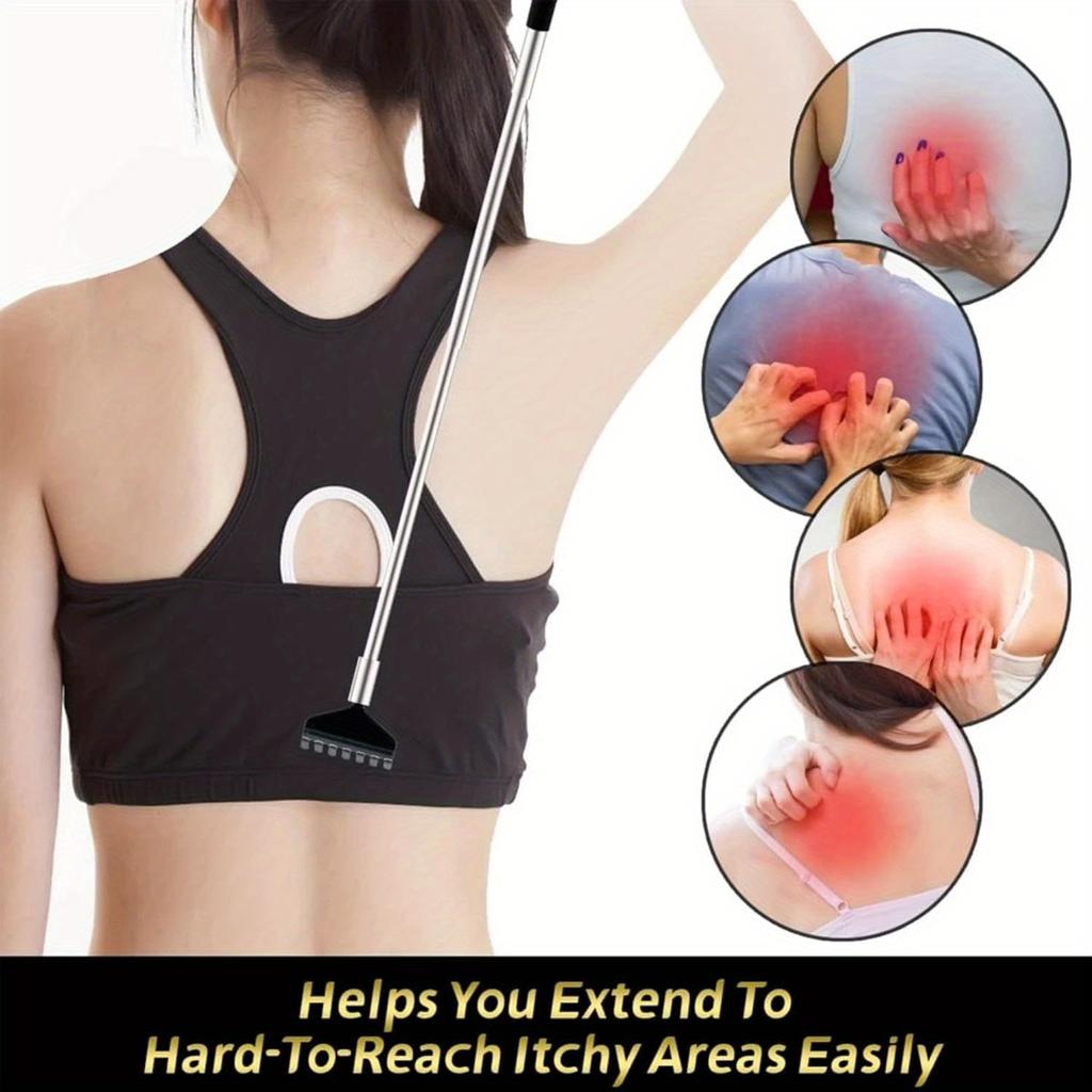 Telescopic Back Scratcher Scratching Backscratcher Massager Kit Back Scraper Extendable Telescoping Itch Health Products Hackles