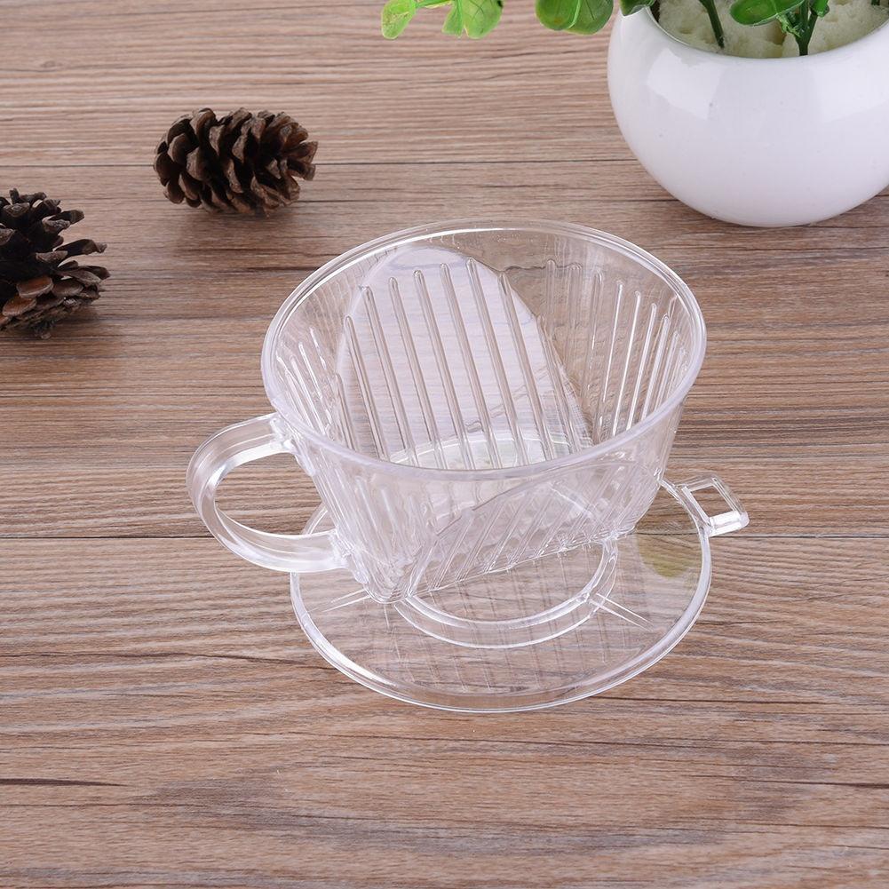 Fashion Clear Coffee Filter Cup Cone 