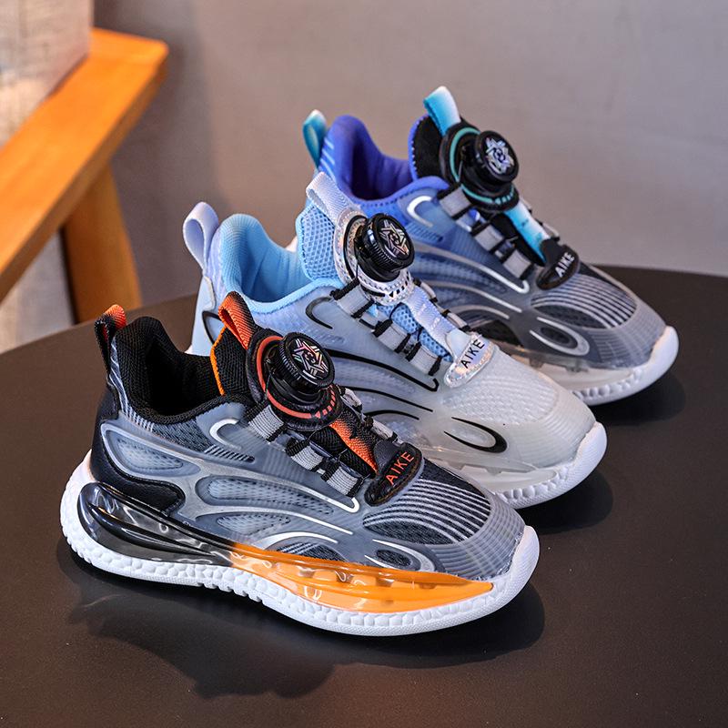 Boys' Cool Street Style Running & Basketball Shoes for Spring 2026 - Trendy Sports Footwear for Kids
