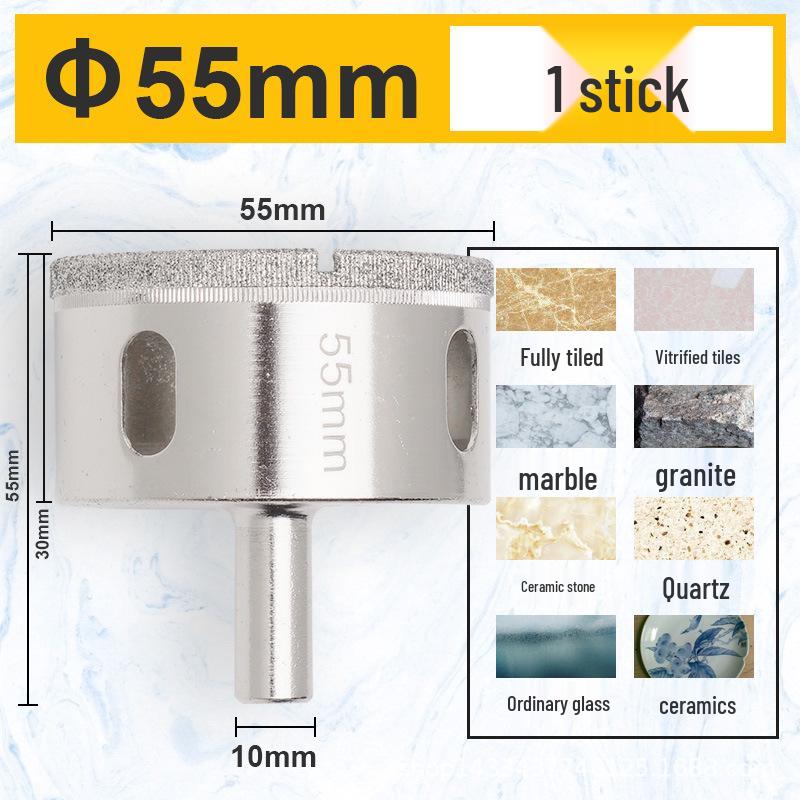 Alloy Glass & Tile Hole Drill Bit Set