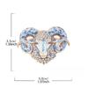 1Pcs Unisex Rhinestone Charming Year Of The Goat Zodiac Animal Party Brooch Pins Beautiful Goat Brooches For Women